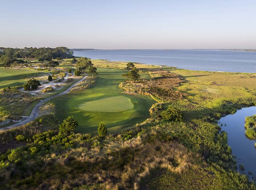 14th hole, The Seaside Course at Sea Island Club